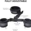BDSM Neck to Wrist Restraints Bondage Set - Behind Back Handcuffs Collar with Blindfold Adjustable Bondage Set Bed SM Games Play Sex Toys for Couples - Image 6
