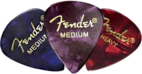 Fender Premium Picks Sampler - 12 Pack Includes Thin, Medium & Heavy Gauges (Austin Bazaar Exclusive) - Image 3