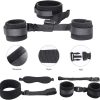 BDSM Neck to Wrist Restraints Bondage Set - Behind Back Handcuffs Collar with Blindfold Adjustable Bondage Set Bed SM Games Play Sex Toys for Couples - Image 5