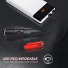 Ascher Ultra Bright USB Rechargeable Bike Light Set, Powerful Bicycle Front Headlight and Back Taillight, 4 Light Modes, Easy to Install for Men Women Kids Road Mountain Cycling Black - Image 7