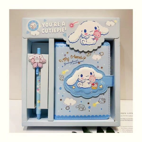 Sanrio Notebook children cute Kulomi ledger set girl student magnetic buckle notepad stationery gift box - Image 5