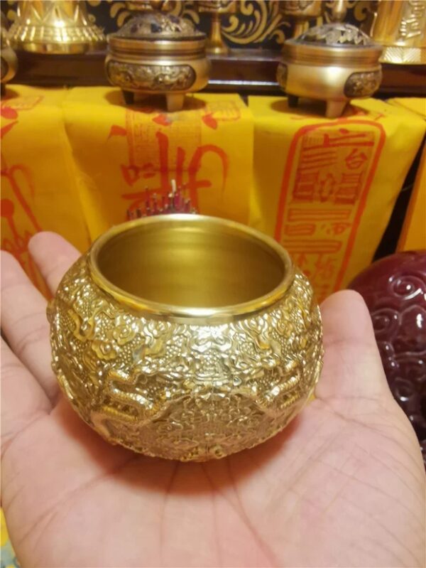 Taoist Pure Copper Ritual Purification Cup